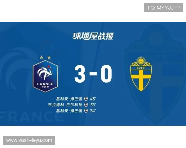 世界杯32强赛法国完胜瑞典：三球大胜锁定晋级席位